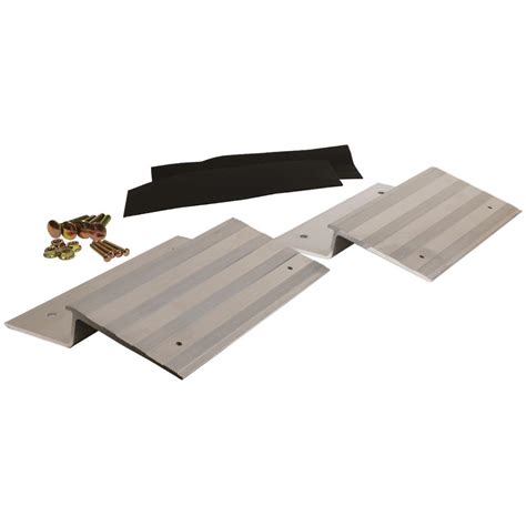 Cargosmart 12 In Aluminum Ramp Plate Kit Box Of 2 3006 The Home Depot