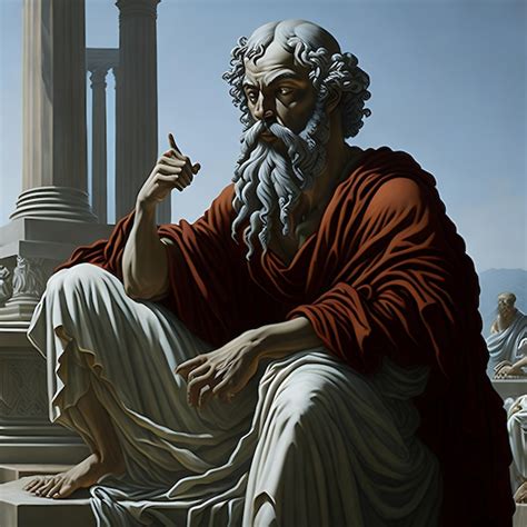 Premium AI Image | Socrates a Greek philosopher