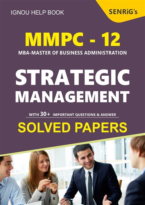 MMPC 012 STRATEGIC MANAGEMENT Help Book