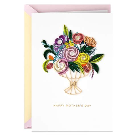 Buy Hallmark Signature Mothers Day Card Quilled Flowers How Much You Mean 1299mbc2294