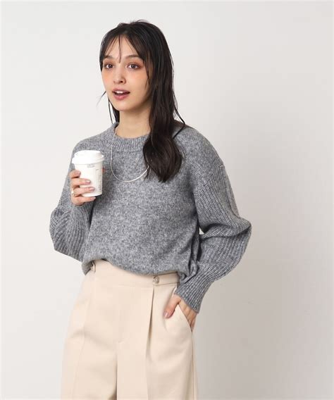 ふわふわミックスカラーニット 505692019 シューラルー キューティーブロンド SHOOLARUE Cutie Blonde MAGASEEK