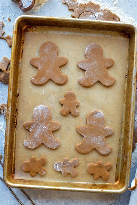 Classic Gingerbread Cookies From Scratch Video Life Made Simple