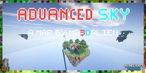 Map Advanced Sky 112 Minecraft Francefr Mods Maps