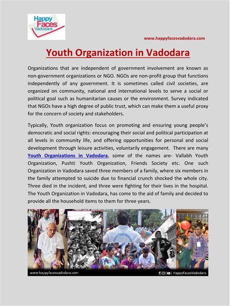 Youth Organization In Vadodara Pdf Docdroid