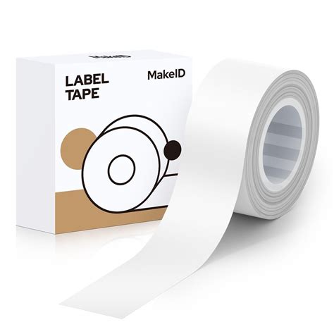 Makeid Waterproof Label Maker Tape Adapted Label Print Paper Refills