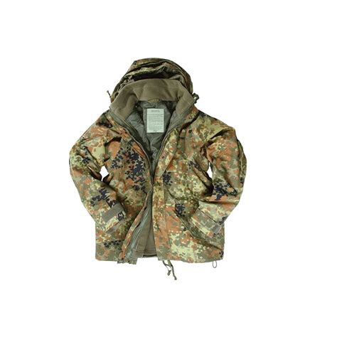 Jacke N Sseschutz Mit Fleece Flecktarn