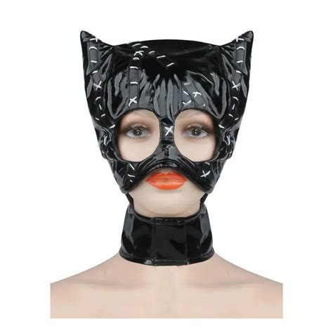 Batman Returns Catwoman Costume Michelle Pfeiffer Cosplay Hallowcos