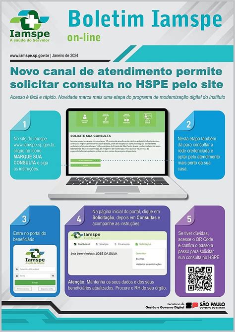 IAMSPE Solicitação de consultas no Hospital do Servidor Público