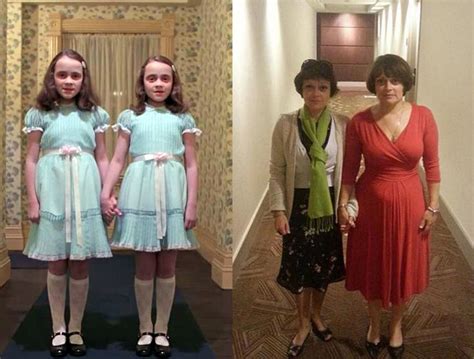 Then V Now — Film: The Twins from The Shining Twins Lisa and...