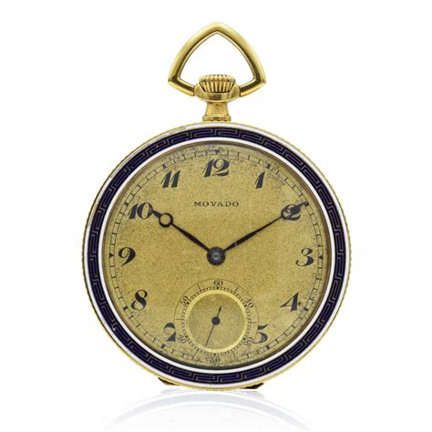 vintage  movado pocket  louis martin jewelers rockefeller