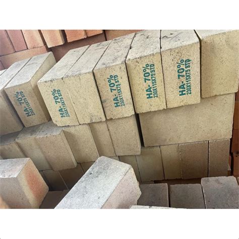 Yellow Brown White 70 High Alumina Refractory Fire Bricks At Best