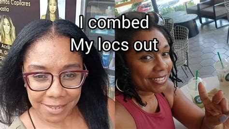 I Combed Out My Locs On The 2 Year Anniversary With A Special Tool It Took Me 10 Days Youtube