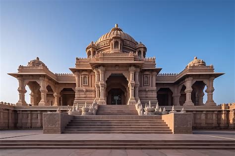 Premium AI Image | Akshardham Temple Delhi India