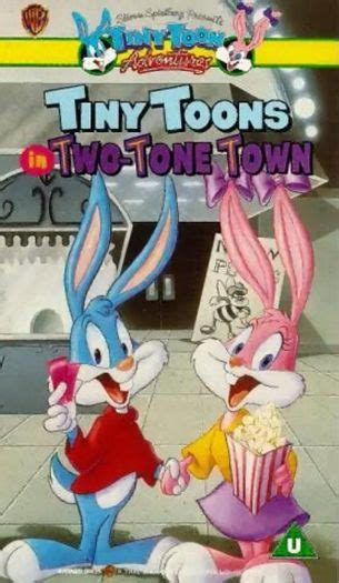 Steven Spielberg Presents Tiny Toons In Two Tone Town Vhs Tape