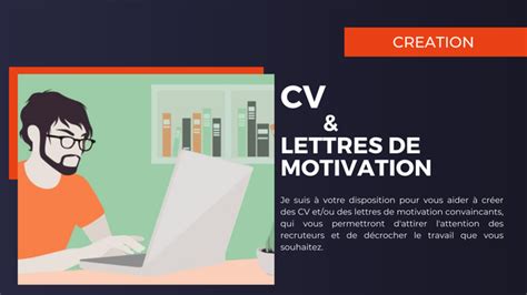 Je vais créer votre CV à partir d un modèle ou rédiger votre lettre de