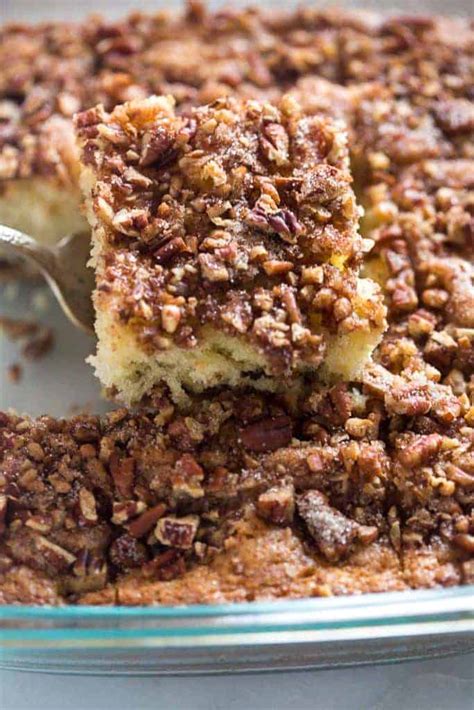 Pecan Sour Cream Coffee Cake Georgekietel