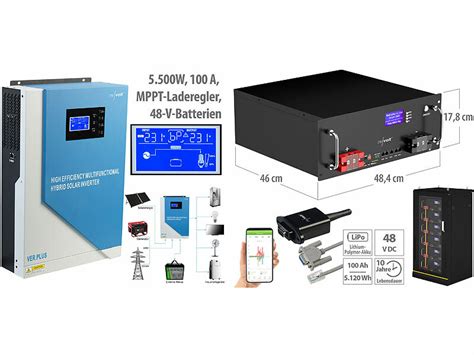 Revolt Pv Hybrid Inverter Lifepo Akku Kwh Mit Kw Off Grid