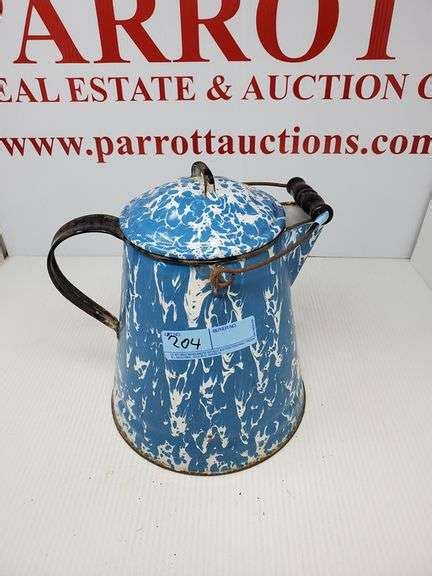 Blue And White Swirl Granite Coffee Parrott Marketing Group