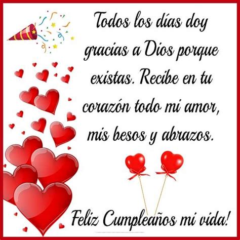 Feliz Cumpleaños Mi Amor Imágenes Y Frases Románticas Feliz