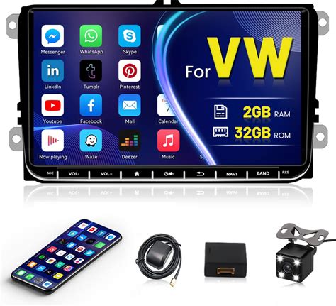 JUNHUA 7 Wireless Carplay Android Auto 2 32G GPS Autoradio Navigation