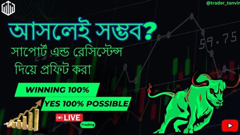 Support And Resistance Trading Strategy 100 Winning Ratio Bangla