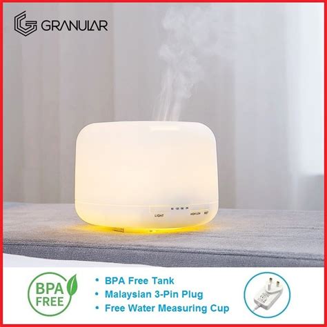 Humidifier Aroma Diffuser 500ml Pure Essential Oil Aromatherapy