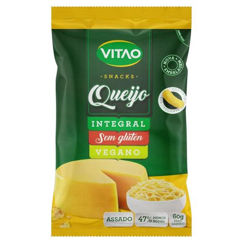 Snack Integral Queijo Sem Gl Ten Vitao Pacote G Tateno Supermercado