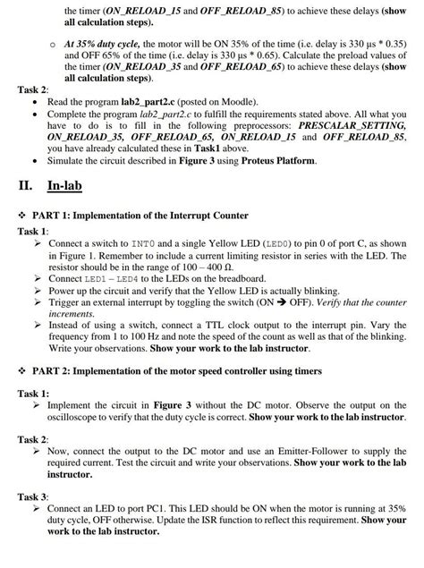 Solved Lab Interrupts Timers Lab Objectives To Chegg