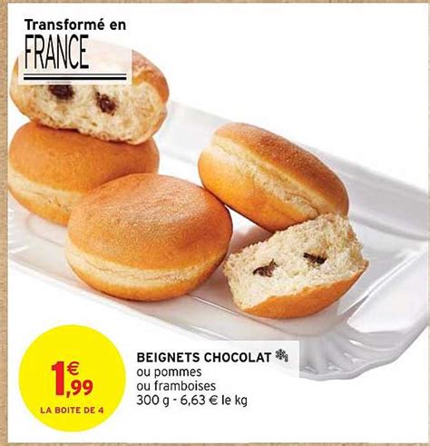 Promo Beignets Chocolat Chez Intermarch Hyper Icatalogue Fr