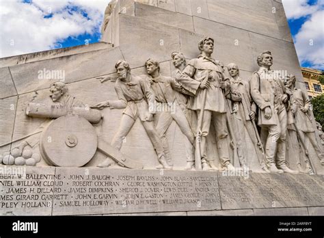 Alamo Heroes Cenotaph Memorial San Antonio Texas Monumento A Los