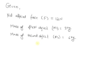 Solved Determine The Accelerations That Result When A N Net Force