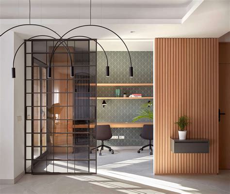 Curved walls give this muted apartment a sense of drama - DesignWanted ...