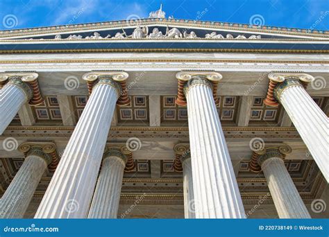 National And Kapodistrian University Wonderful Neoclassical Architecture Athens Greece