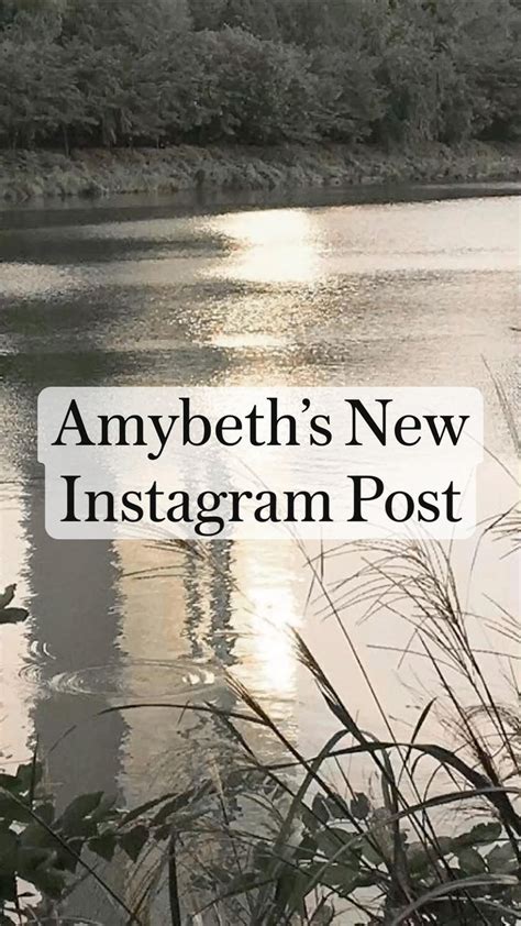 Amybeth’s New Instagram Post | New instagram, Instagram posts, Instagram