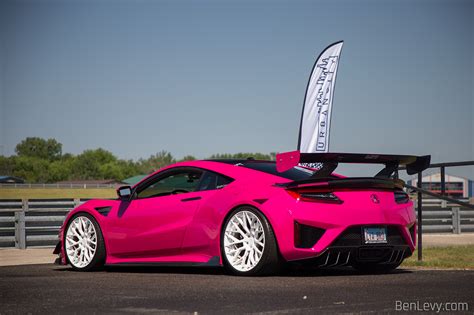 Pink Acura Nsx At Autobahn Country Club Benlevy