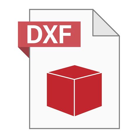 Premium Vector Modern Flat Design Of Dxf File Icon For Web