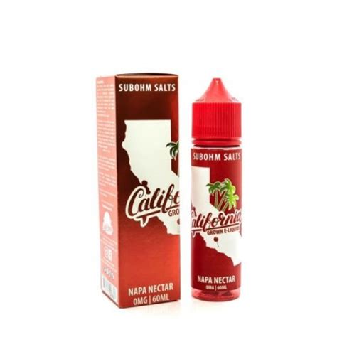 Napa Nectar By California Grown Sub Ohm Salts Ml Vape Juice