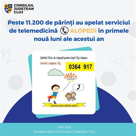 Peste 11 200 de părinți au apelat serviciul de telemedicină ALOPEDI în