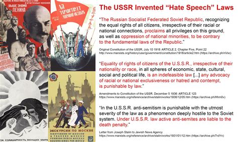 The USSR Invented ‘Hate Speech’ Laws – Thuletide