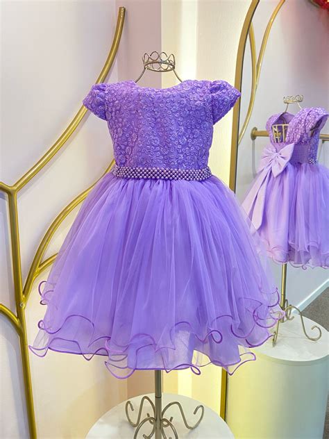 Vestido De Festa Infantil Lil S Tule E Renda Bordada Rvore M Gica