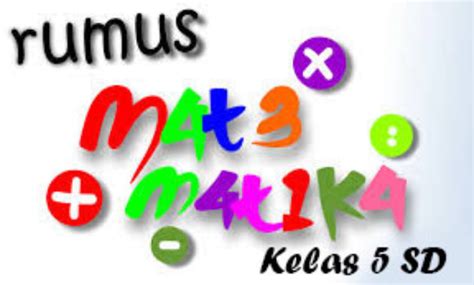 Kumpulan Rumus Matematika Sd Kelas 5 Beserta Contoh Soal Anto Tunggal