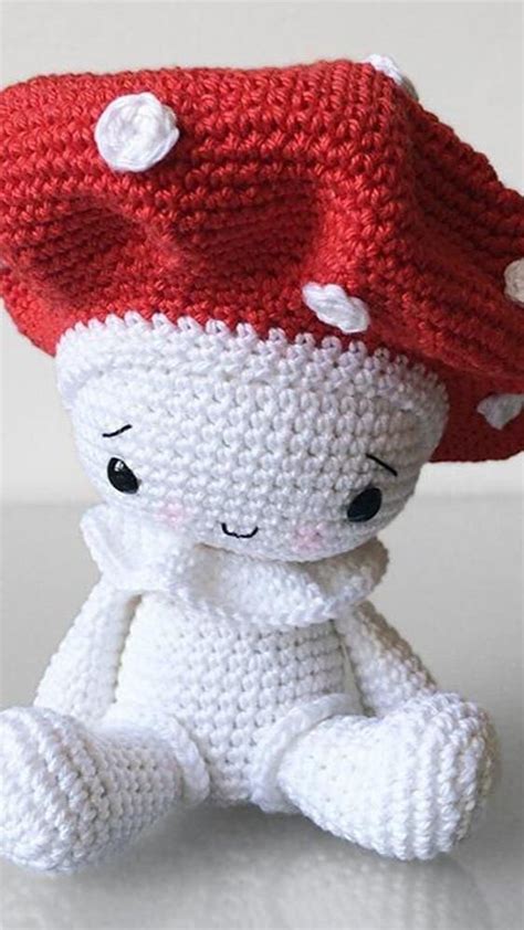 Crochet Amigurumi Amanita The Mushroom Pattern Crochet Pattern By