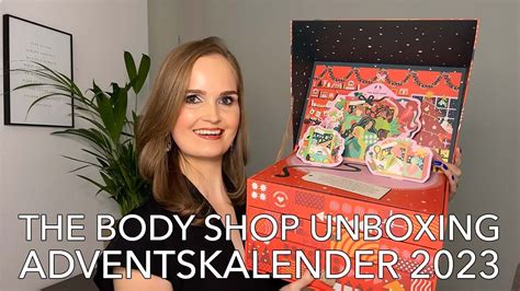 THE BODY SHOP ADVENTSKALENDER 2023 UNBOXING THE BIG ADVENT OF CHANGE