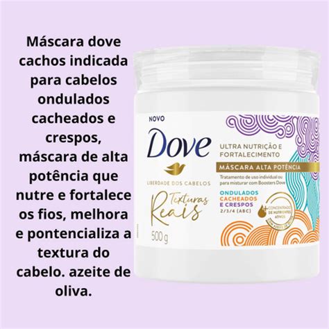 Kit Dove Texturas Reais Cabelo Cacheado Babosa Completo em Promoção na