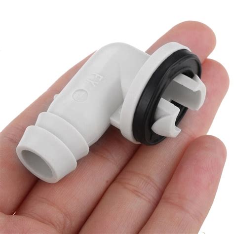 Pcs Plastic Air Conditioner Ac Drain Hose Connector Elbow Fitting