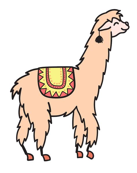 Walking Llama Png Transparent Clipart World