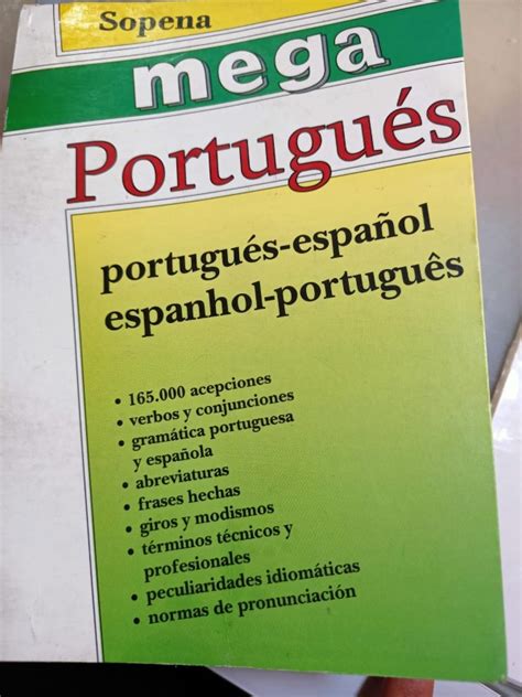 Diccionario Mega Portugués Español Sopena