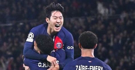 이강인 감격스러운 Ucl 데뷔골psg 입단 후 첫 골밀란 상대 3 0 대승→이강인 19분 소화평점 3위