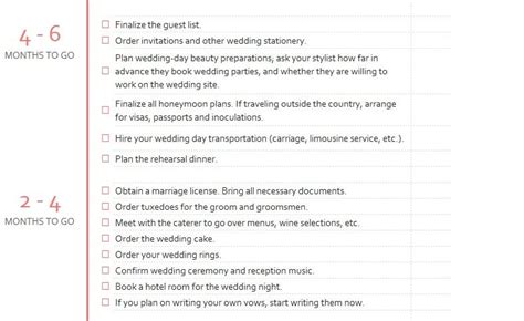 Wedding Timeline Planner Template in Excel (Download.xlsx)