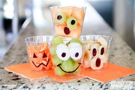 DIY Halloween Fruit Cups - Modern Mom Life